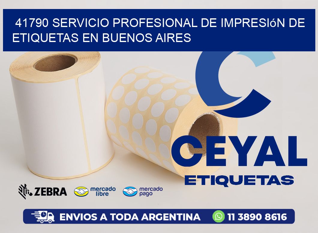 41790 Servicio Profesional de Impresión de Etiquetas en Buenos Aires
