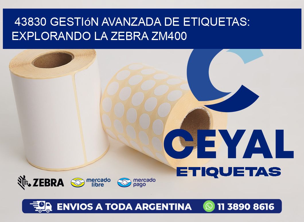 43830 Gestión Avanzada de Etiquetas: Explorando la Zebra ZM400