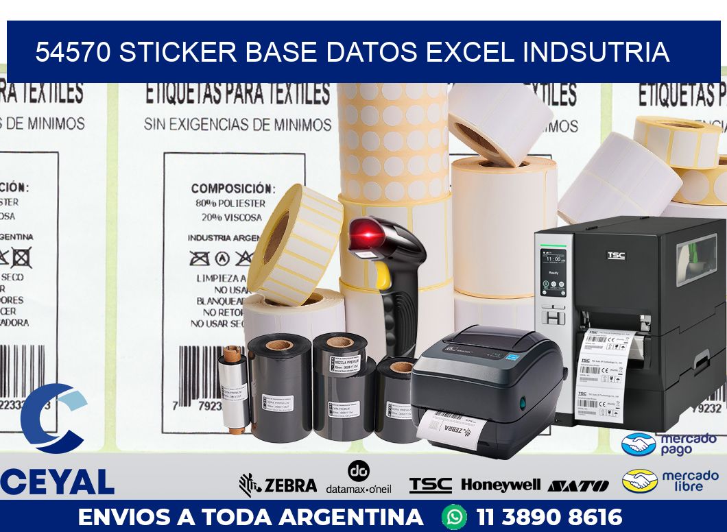 54570 sticker base datos excel indsutria