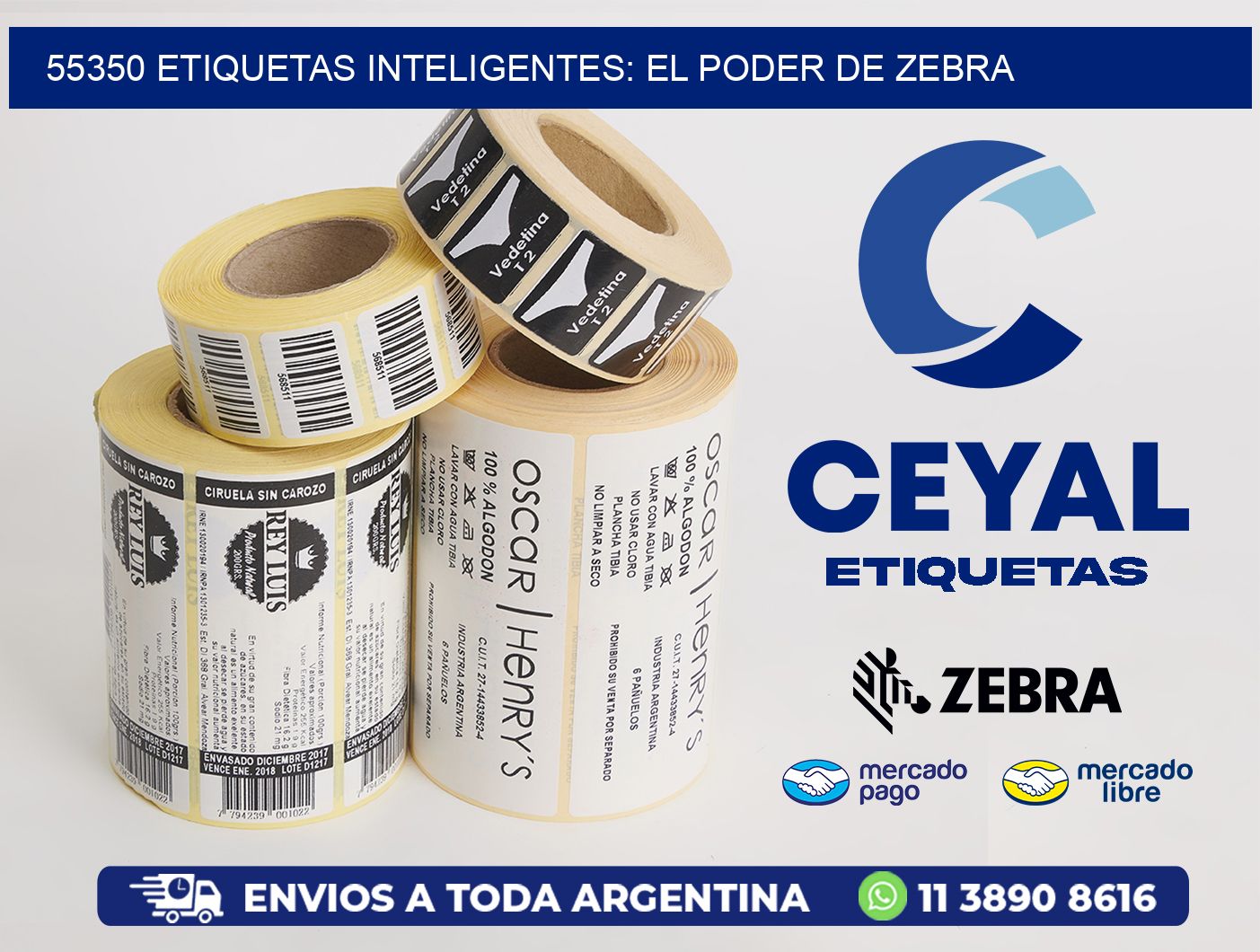 55350 Etiquetas Inteligentes: El Poder de Zebra