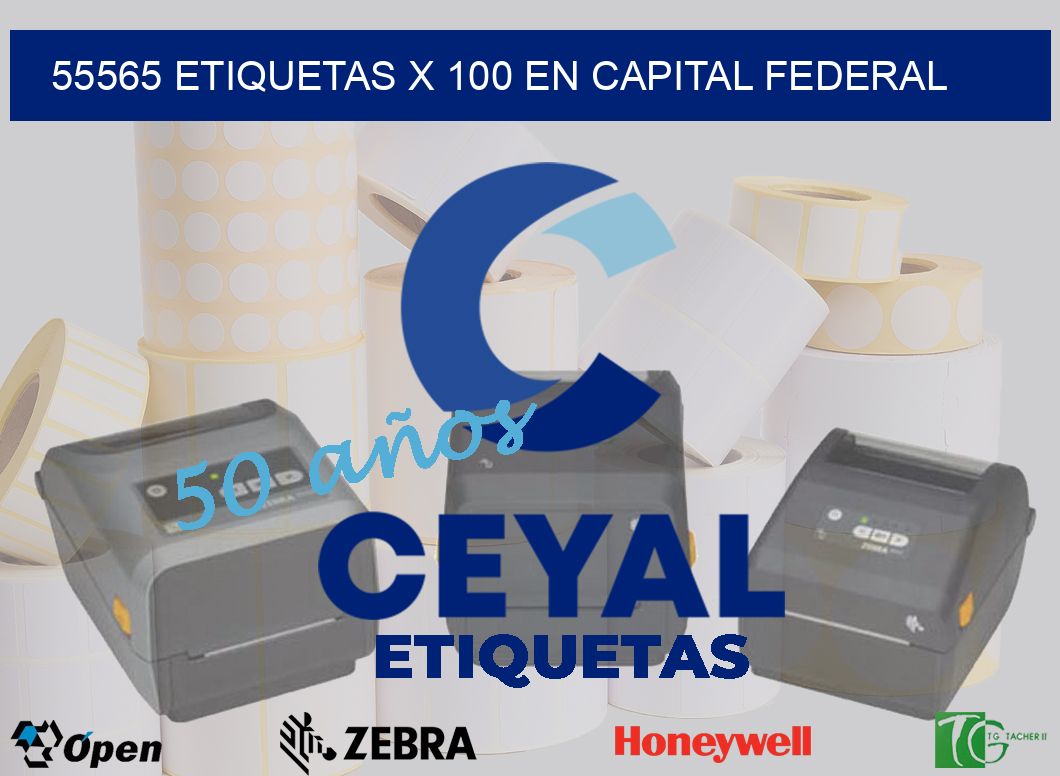 55565 ETIQUETAS X 100 EN CAPITAL FEDERAL