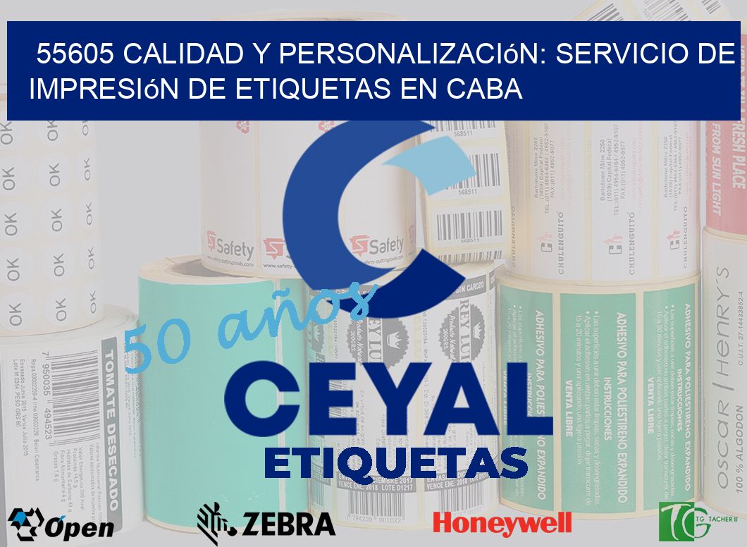 55605 Calidad y Personalización: Servicio de Impresión de Etiquetas en CABA