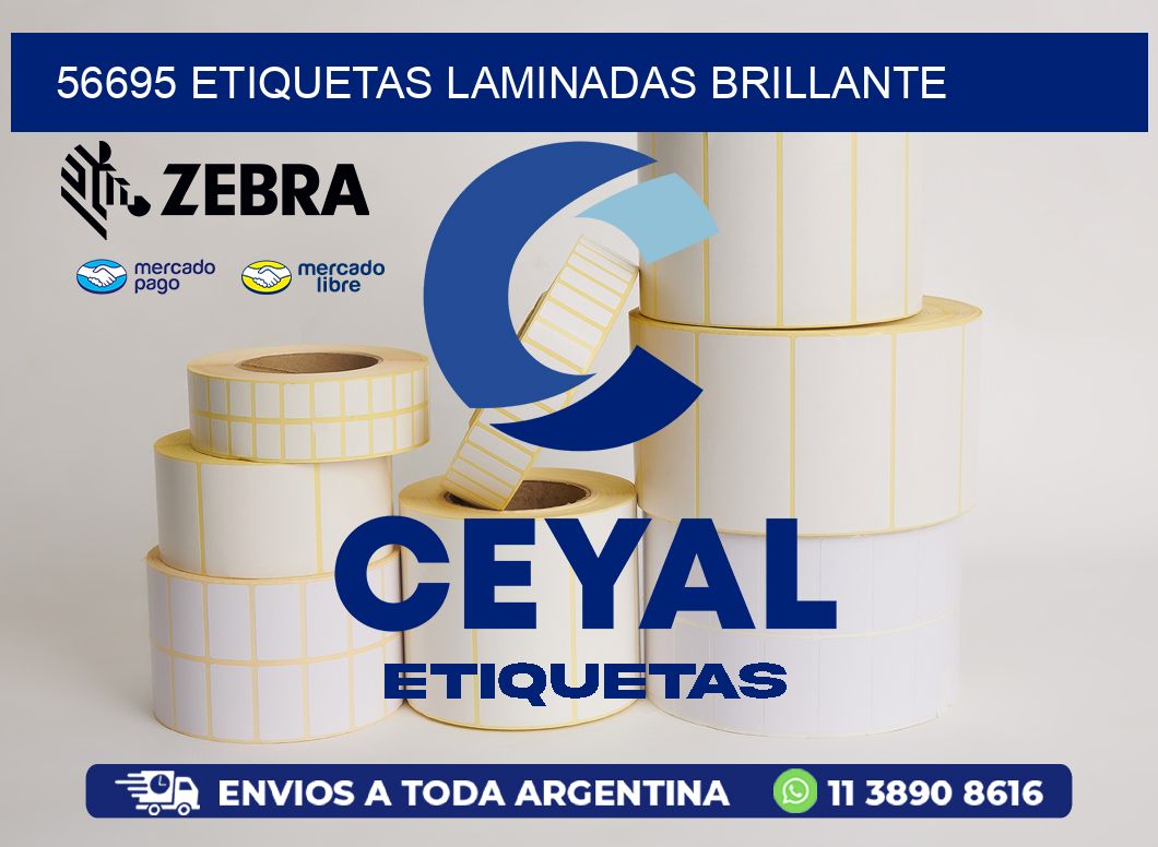 56695 Etiquetas laminadas brillante