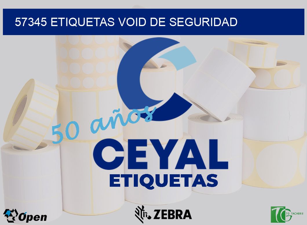 57345 etiquetas void de seguridad