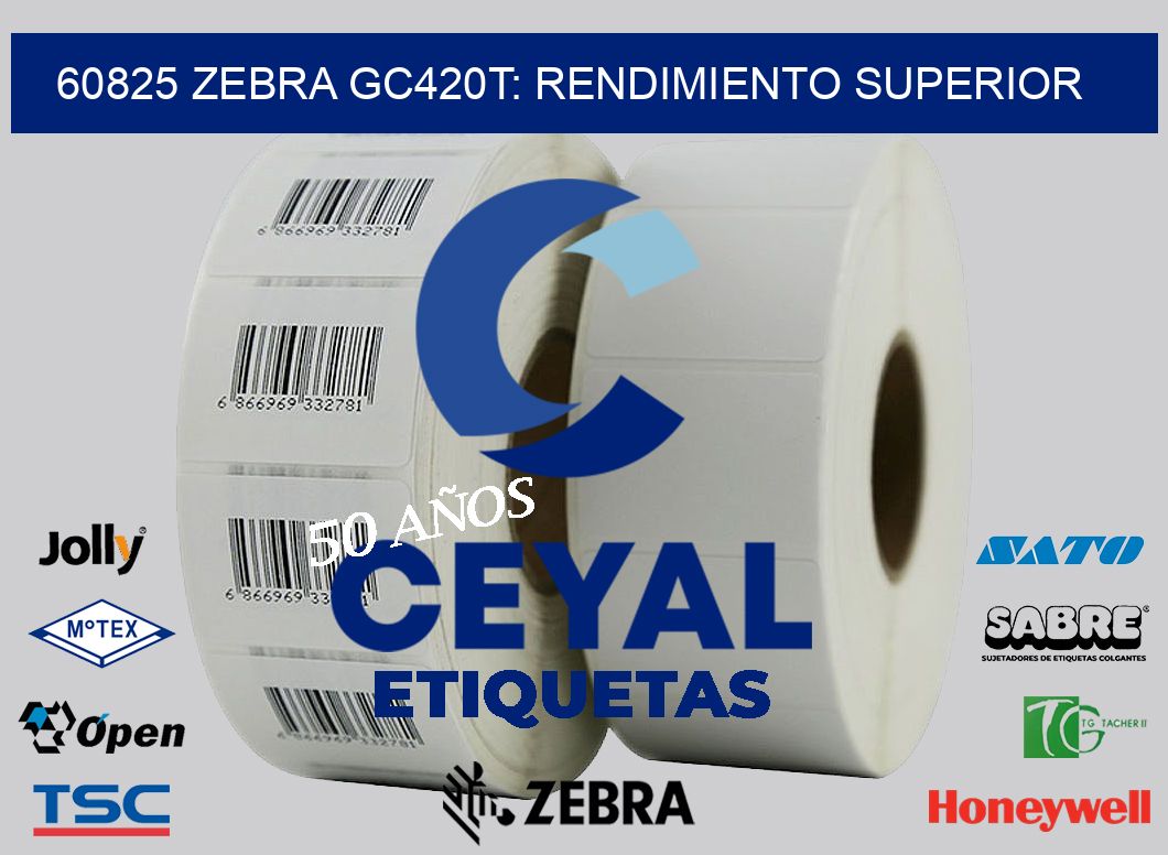 60825 Zebra GC420T: Rendimiento Superior