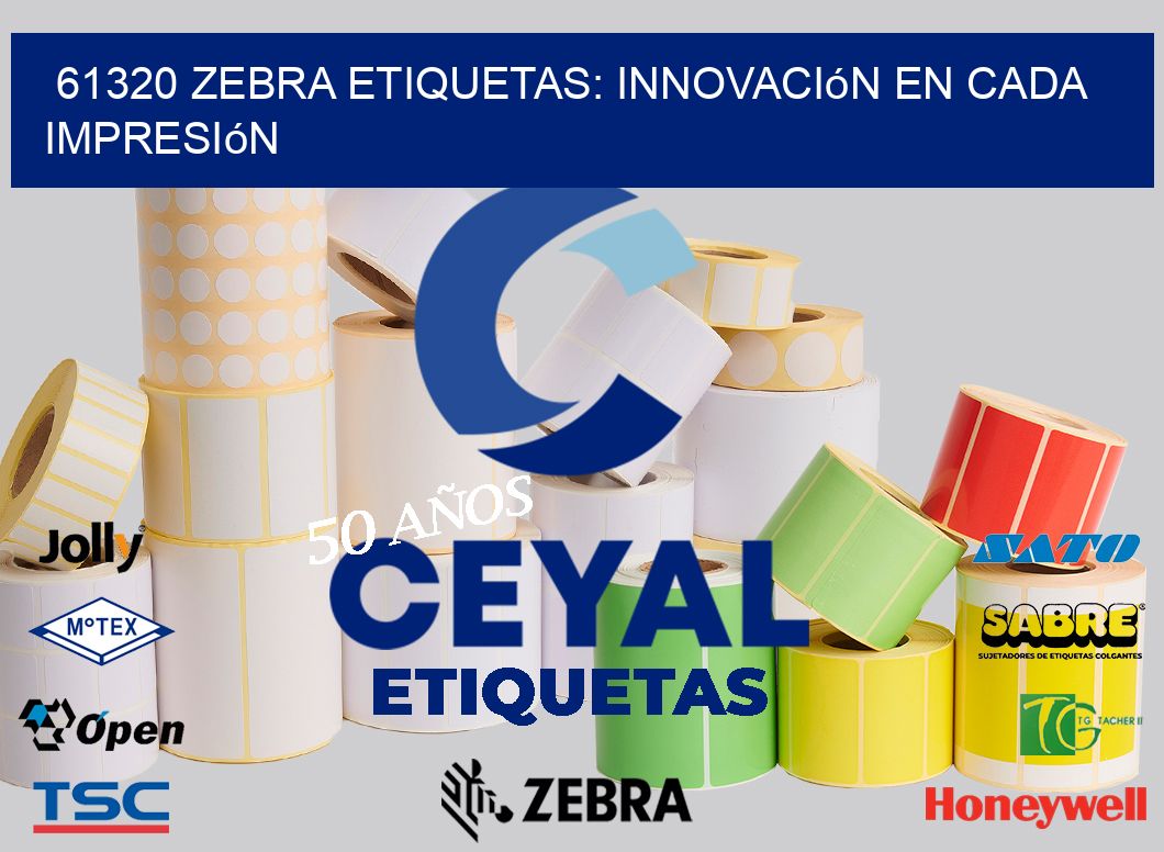 61320 Zebra Etiquetas: Innovación en Cada Impresión