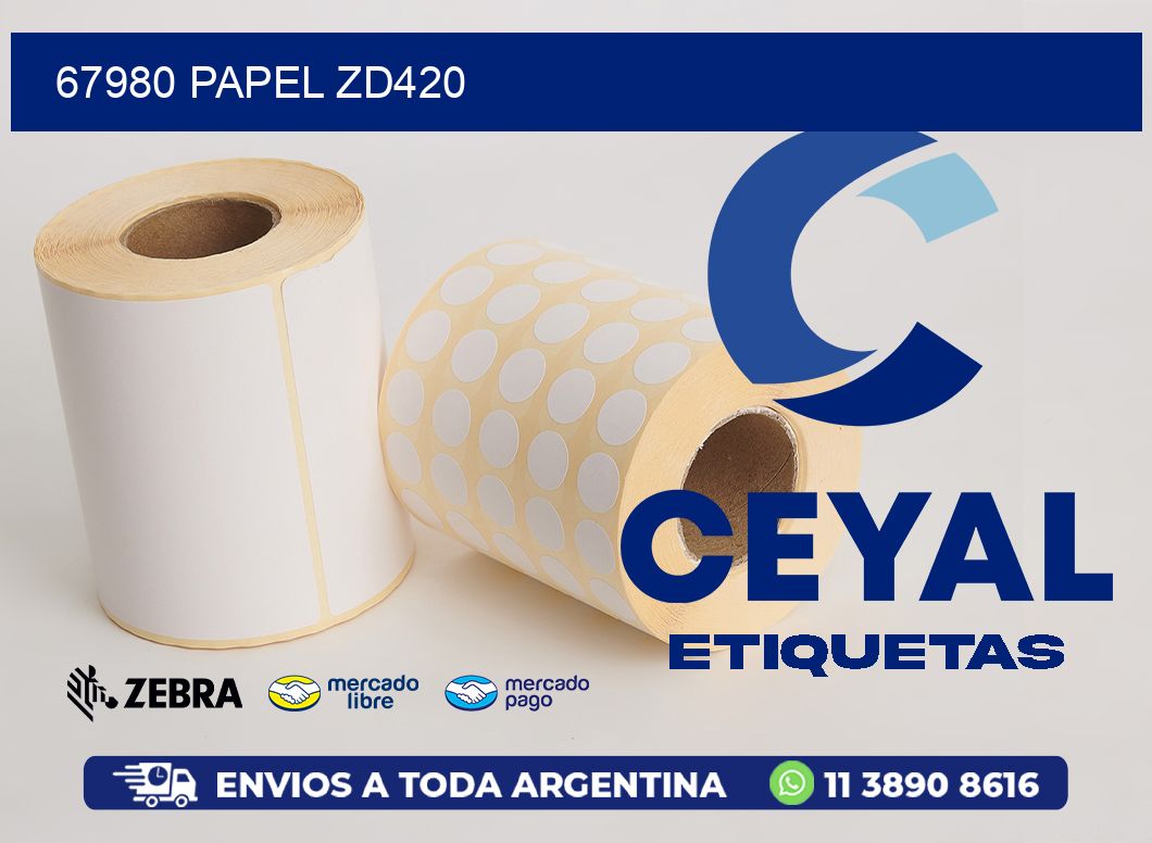 67980 PAPEL ZD420
