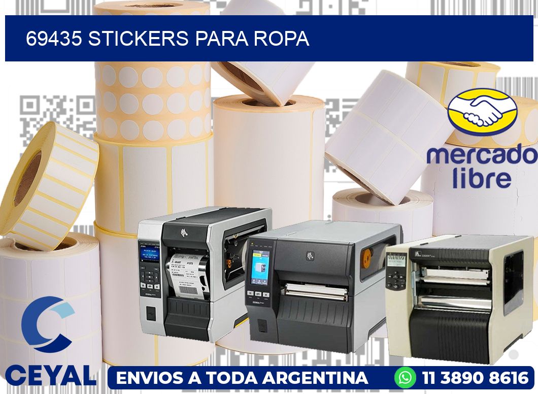 69435 STICKERS PARA ROPA