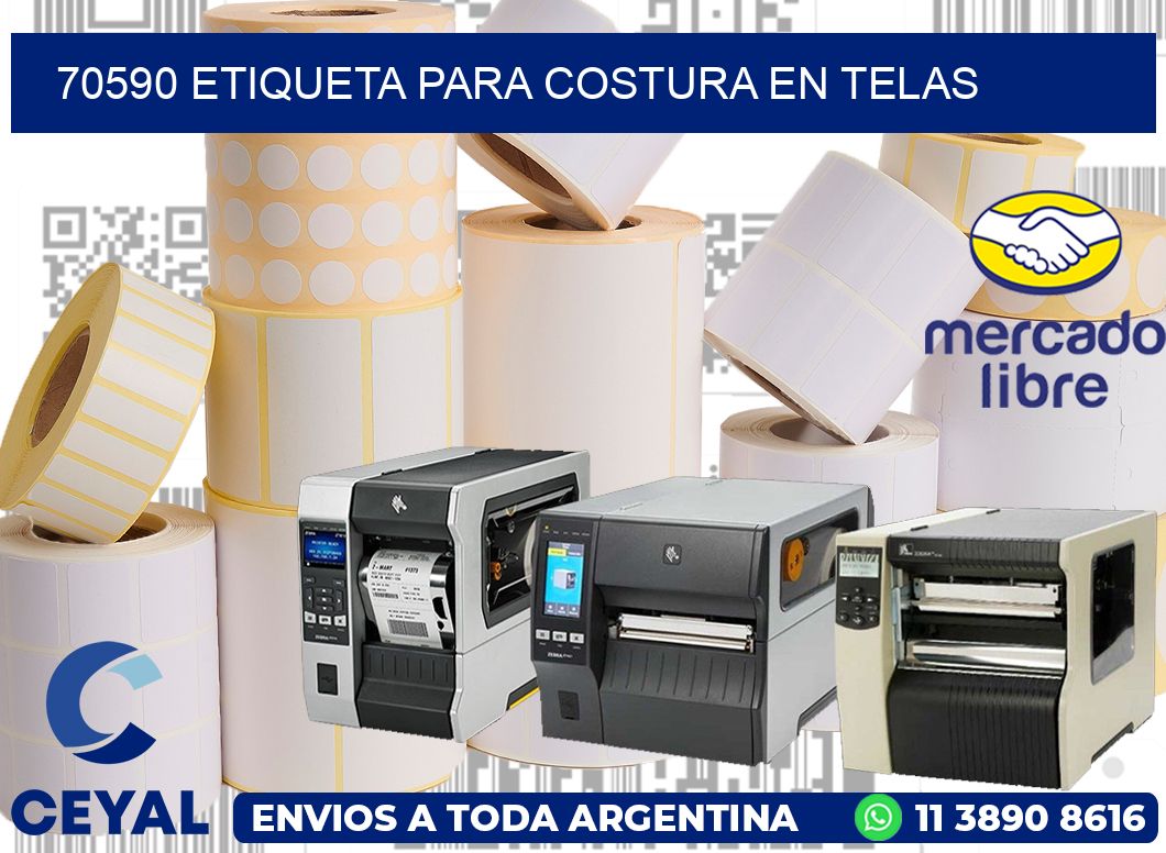 70590 ETIQUETA PARA COSTURA EN TELAS