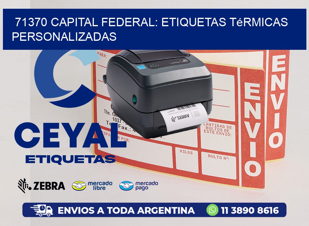 71370 Capital Federal: Etiquetas Térmicas Personalizadas