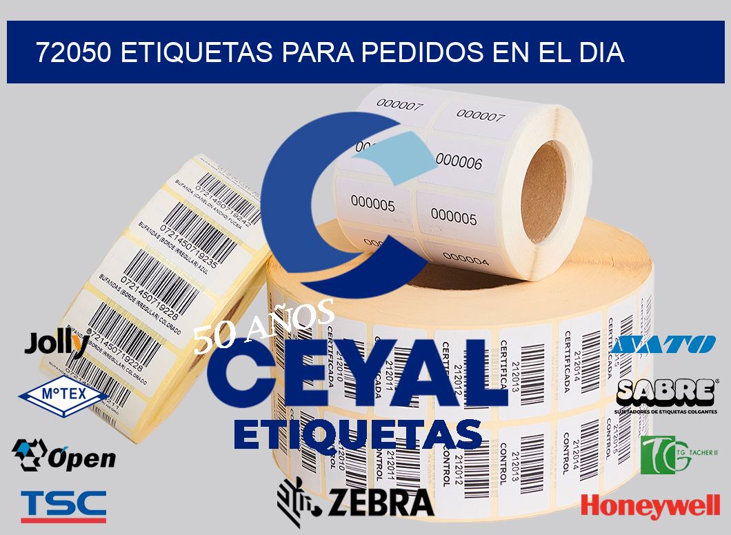 72050 ETIQUETAS PARA PEDIDOS EN EL DIA