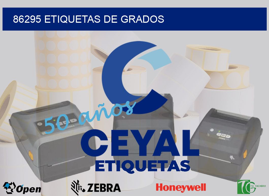 86295 etiquetas de grados