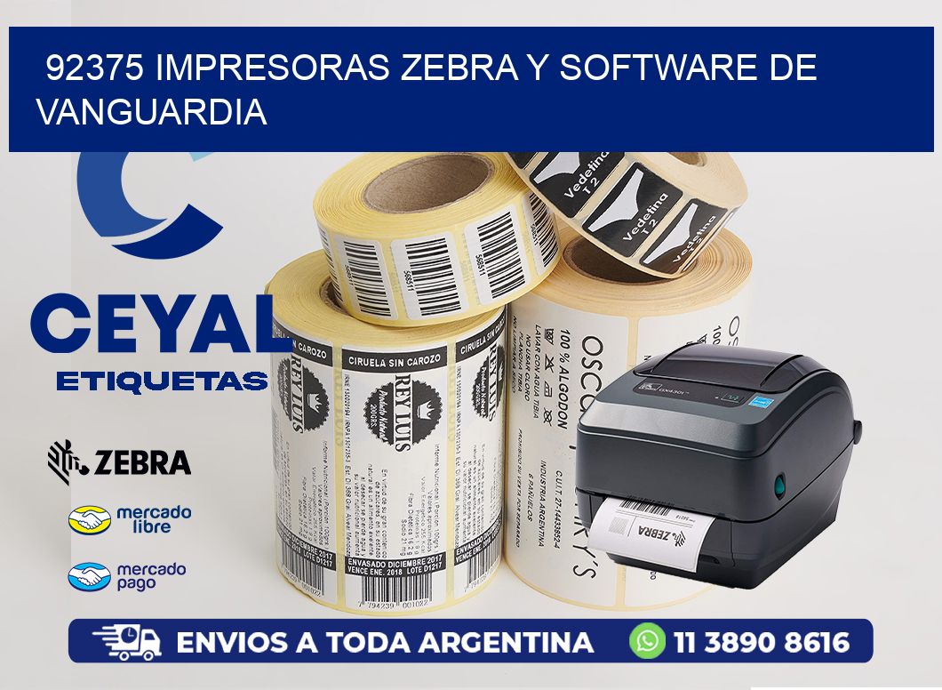 92375 Impresoras Zebra y Software de Vanguardia