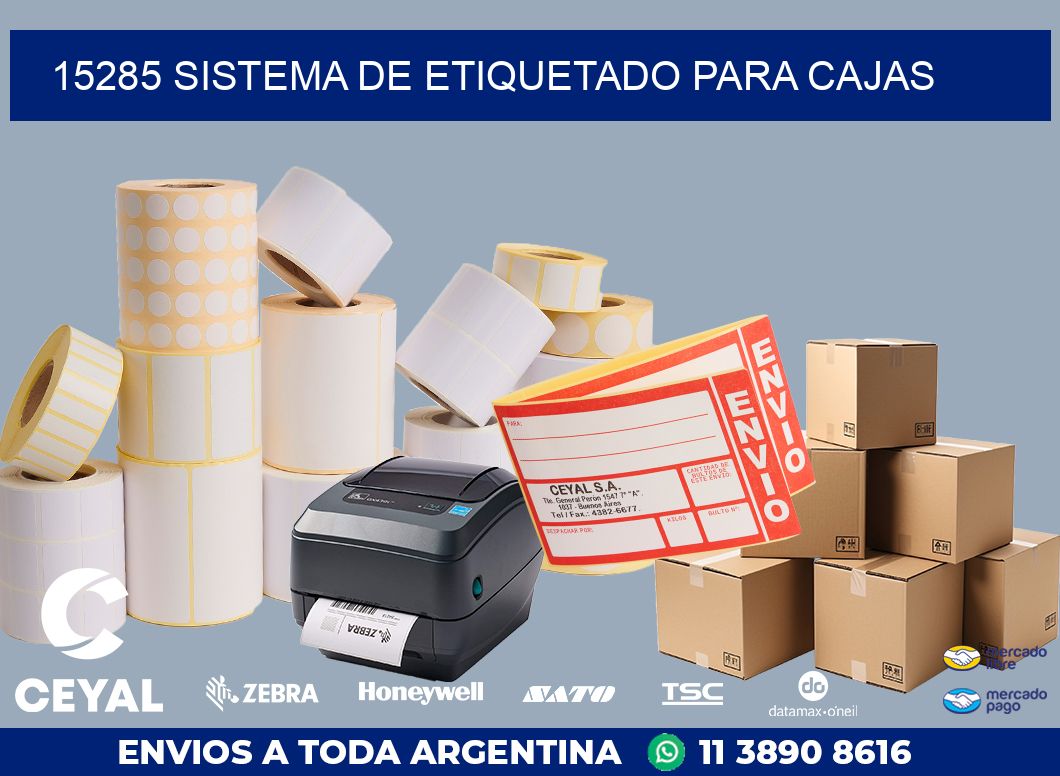 15285 SISTEMA DE ETIQUETADO PARA CAJAS