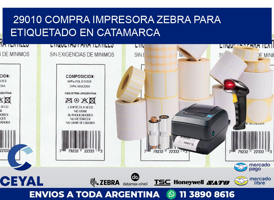 29010 COMPRA IMPRESORA ZEBRA PARA ETIQUETADO EN CATAMARCA