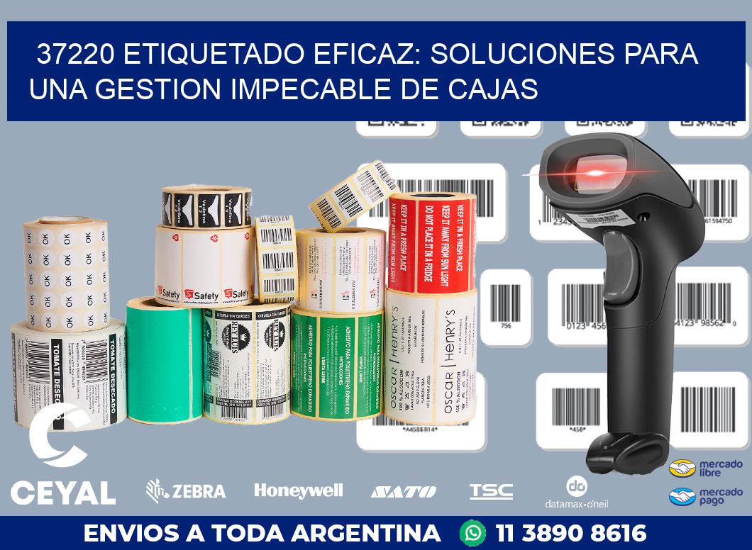 37220 ETIQUETADO EFICAZ: SOLUCIONES PARA UNA GESTION IMPECABLE DE CAJAS