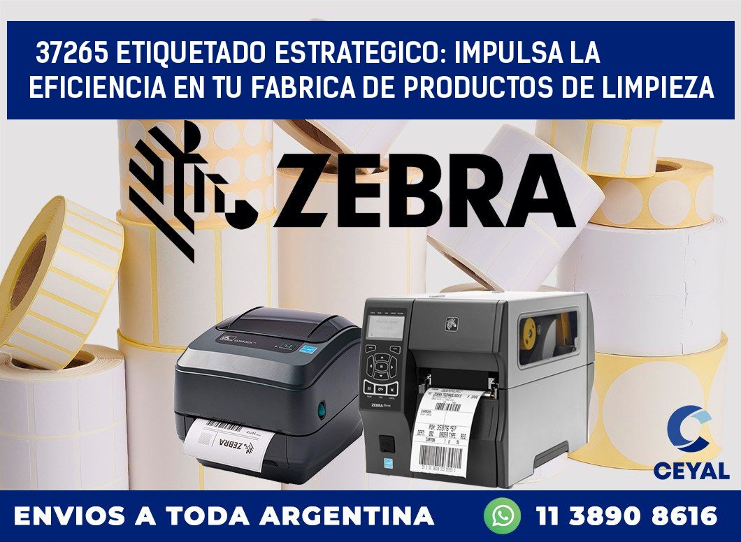 37265 ETIQUETADO ESTRATEGICO: IMPULSA LA EFICIENCIA EN TU FABRICA DE PRODUCTOS DE LIMPIEZA