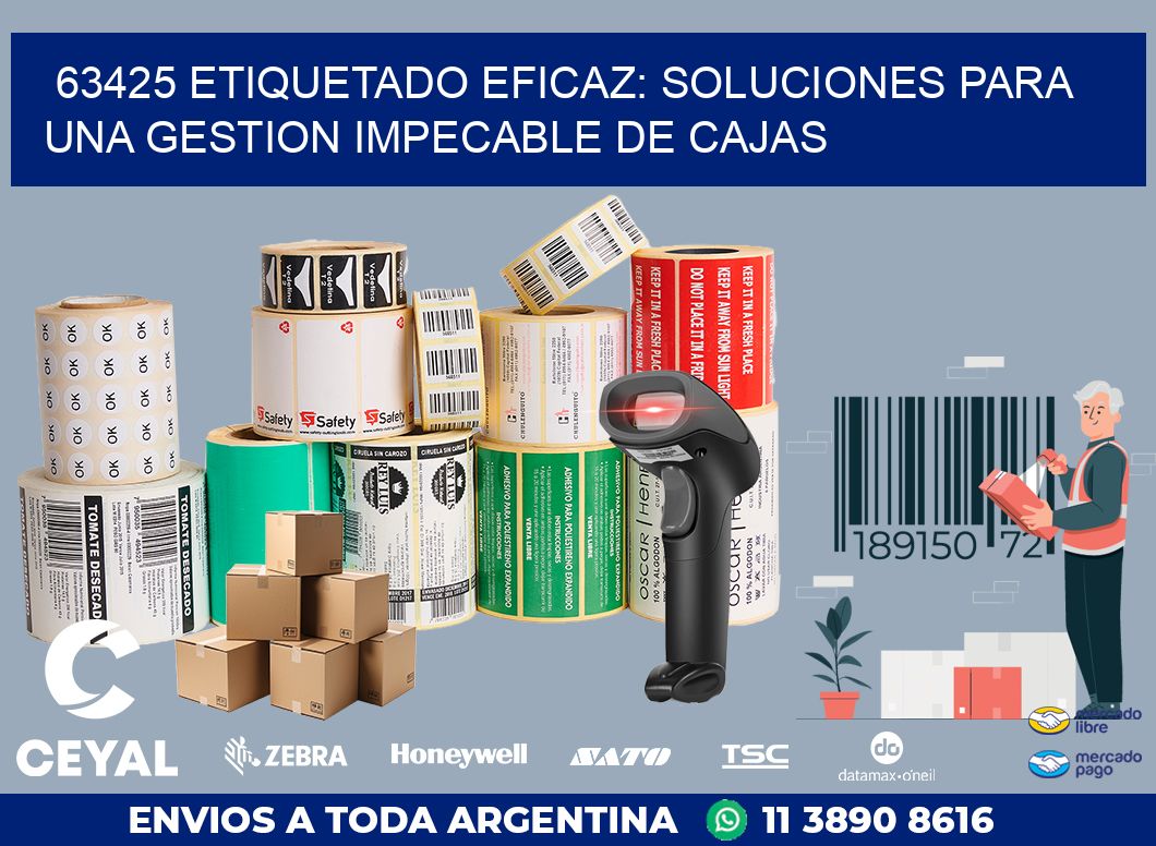 63425 ETIQUETADO EFICAZ: SOLUCIONES PARA UNA GESTION IMPECABLE DE CAJAS