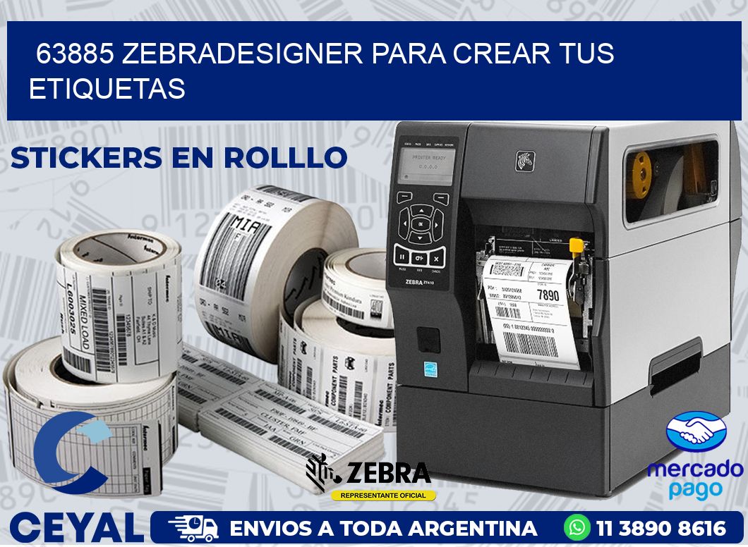 63885 ZEBRADESIGNER PARA CREAR TUS ETIQUETAS