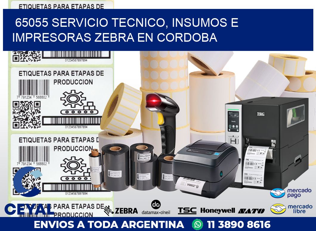 65055 SERVICIO TECNICO, INSUMOS E IMPRESORAS ZEBRA EN CORDOBA