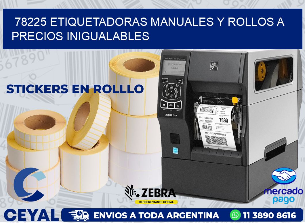 78225 ETIQUETADORAS MANUALES Y ROLLOS A PRECIOS INIGUALABLES