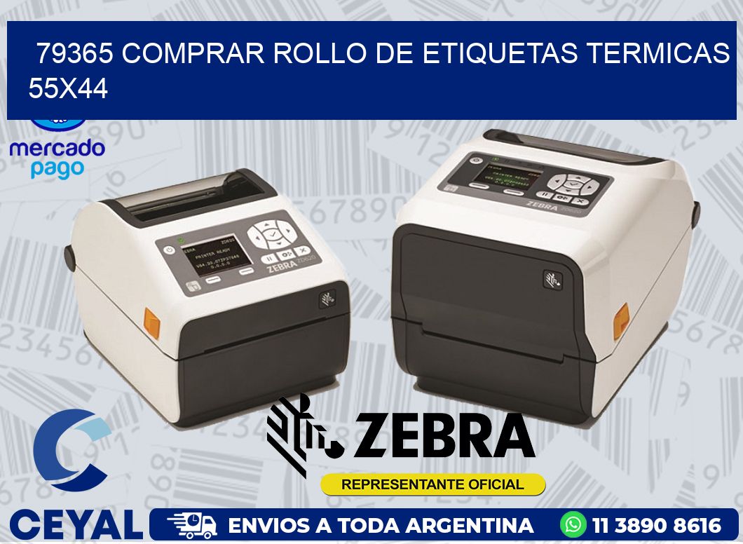 79365 COMPRAR ROLLO DE ETIQUETAS TERMICAS 55X44