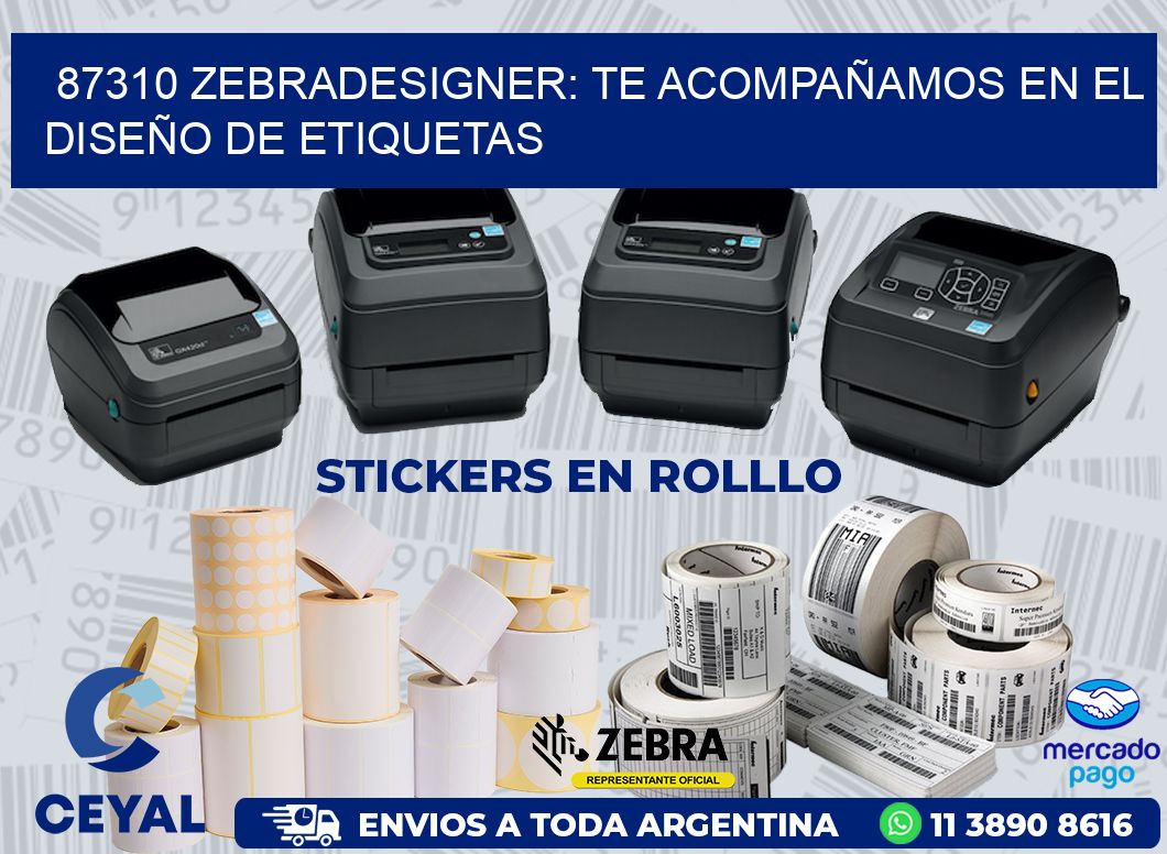 87310 ZEBRADESIGNER: TE ACOMPAÑAMOS EN EL DISEÑO DE ETIQUETAS