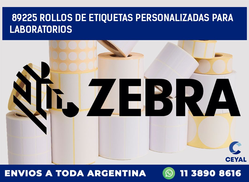 89225 ROLLOS DE ETIQUETAS PERSONALIZADAS PARA LABORATORIOS