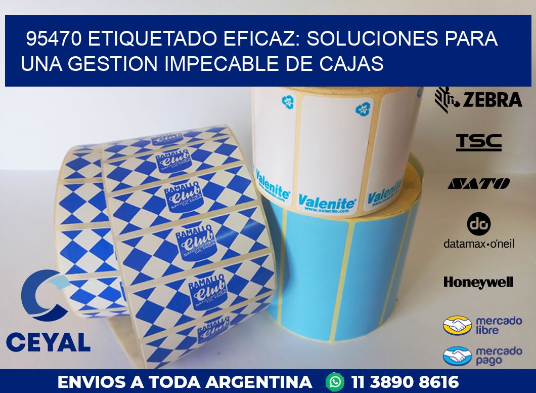 95470 ETIQUETADO EFICAZ: SOLUCIONES PARA UNA GESTION IMPECABLE DE CAJAS