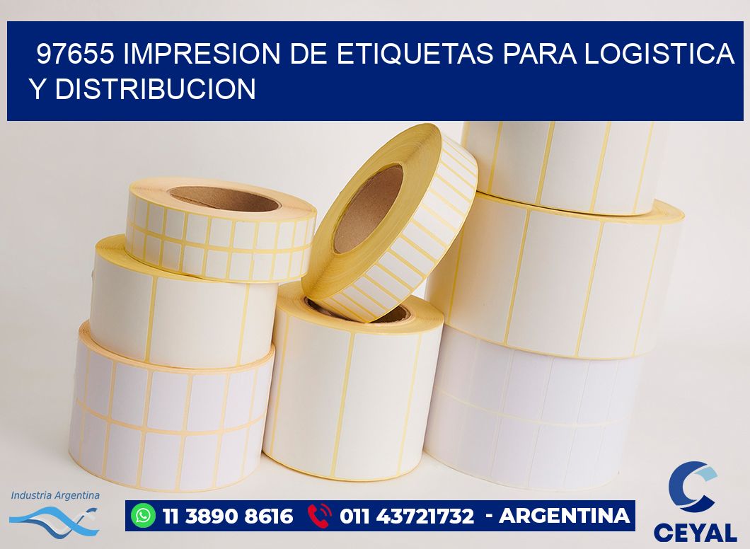 97655 IMPRESION DE ETIQUETAS PARA LOGISTICA Y DISTRIBUCION