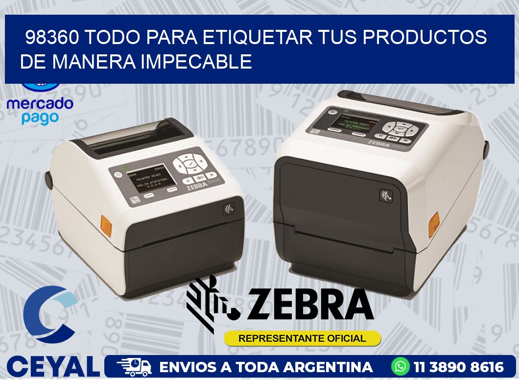 98360 TODO PARA ETIQUETAR TUS PRODUCTOS DE MANERA IMPECABLE