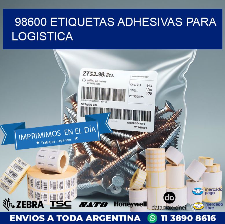 98600 ETIQUETAS ADHESIVAS PARA LOGISTICA