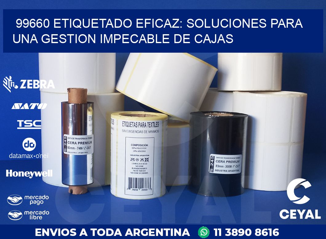 99660 ETIQUETADO EFICAZ: SOLUCIONES PARA UNA GESTION IMPECABLE DE CAJAS