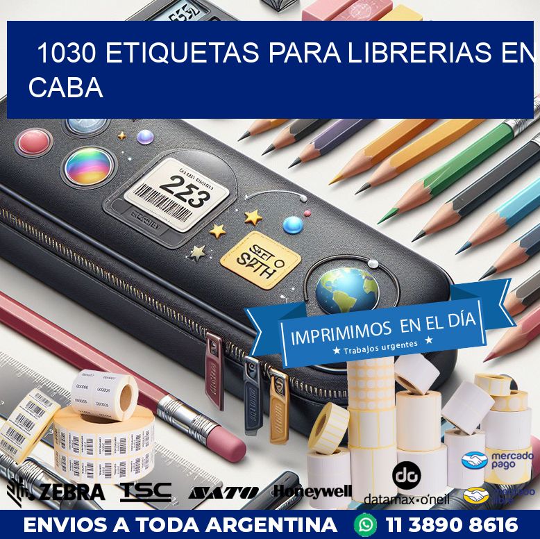 1030 ETIQUETAS PARA LIBRERIAS EN CABA