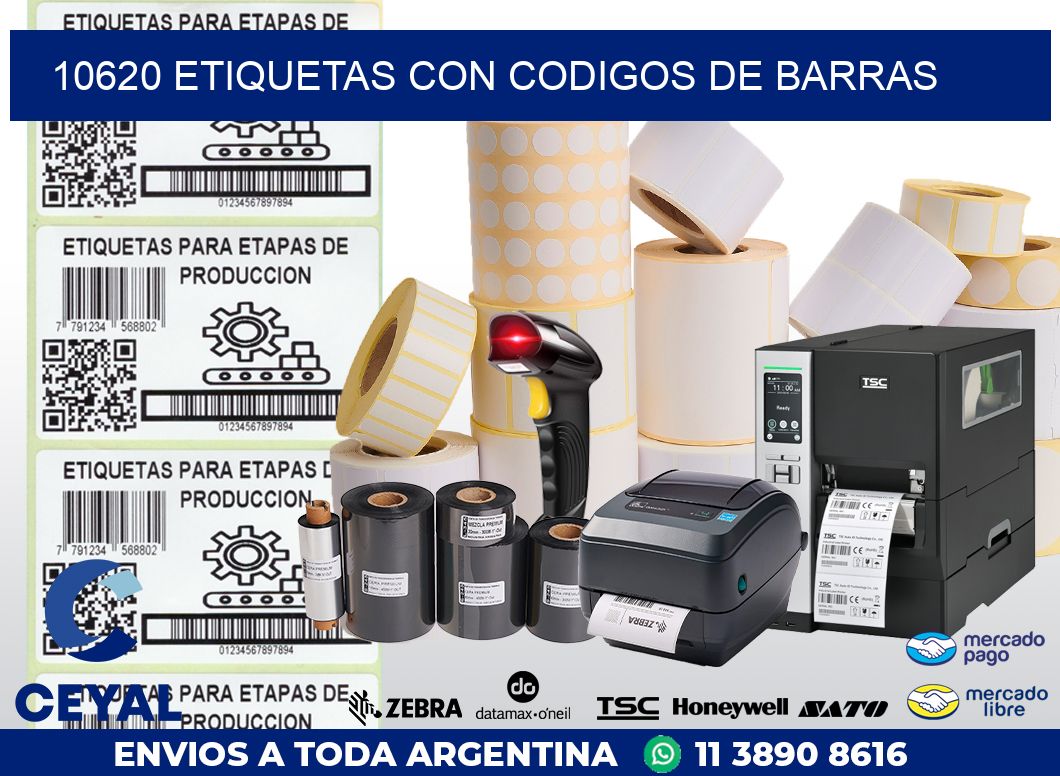 10620 ETIQUETAS CON CODIGOS DE BARRAS