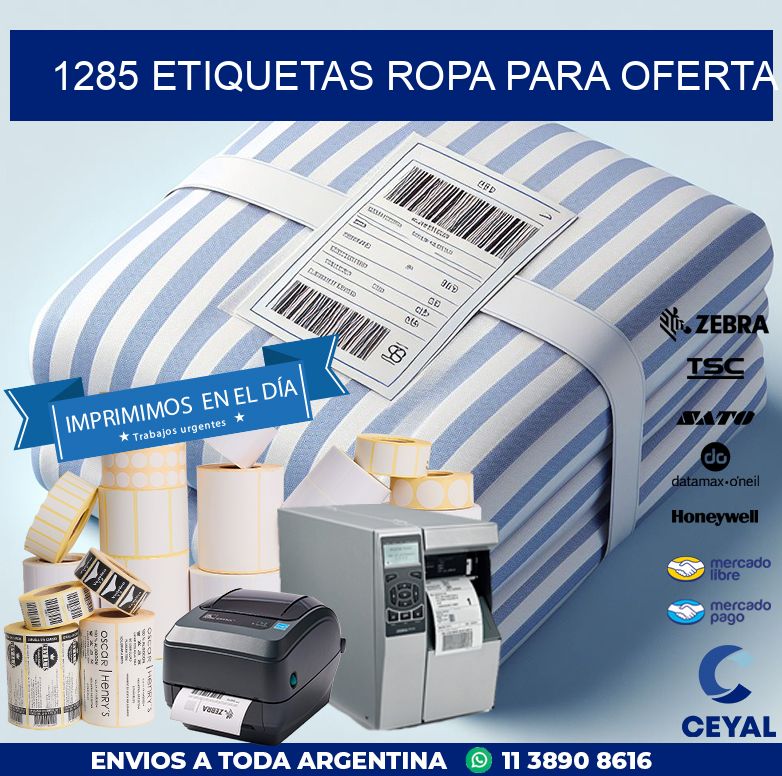 1285 ETIQUETAS ROPA PARA OFERTA