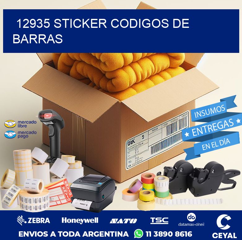 12935 STICKER CODIGOS DE BARRAS