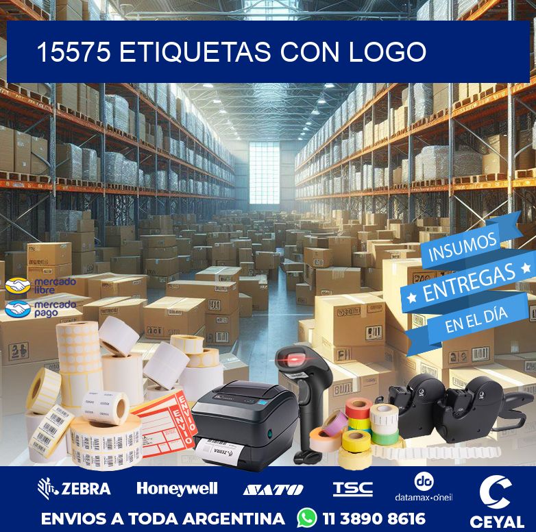 15575 ETIQUETAS CON LOGO