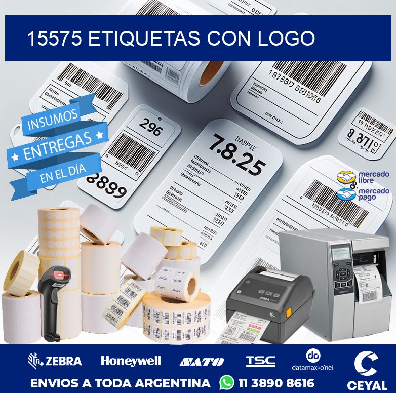 15575 ETIQUETAS CON LOGO