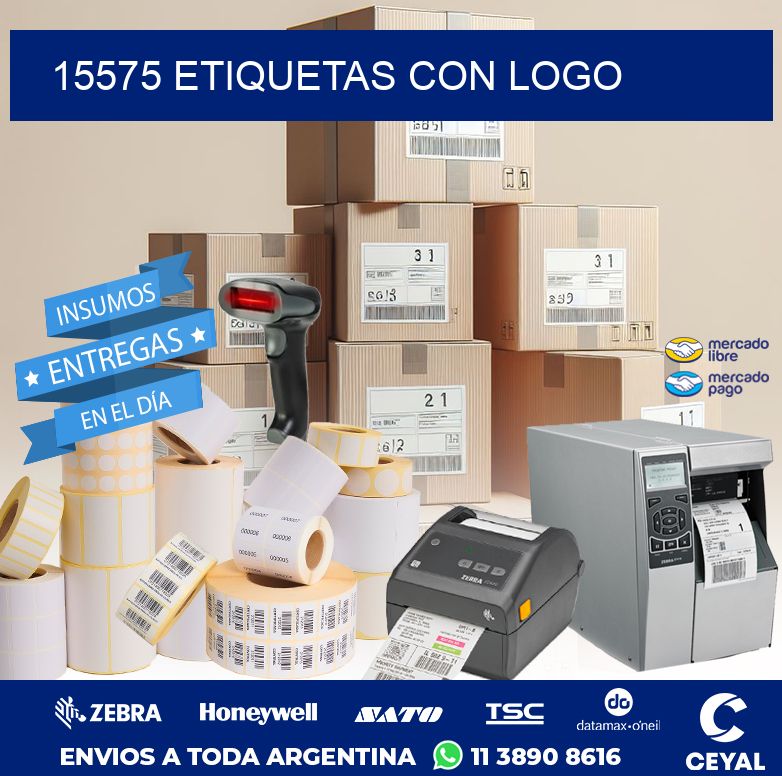 15575 ETIQUETAS CON LOGO