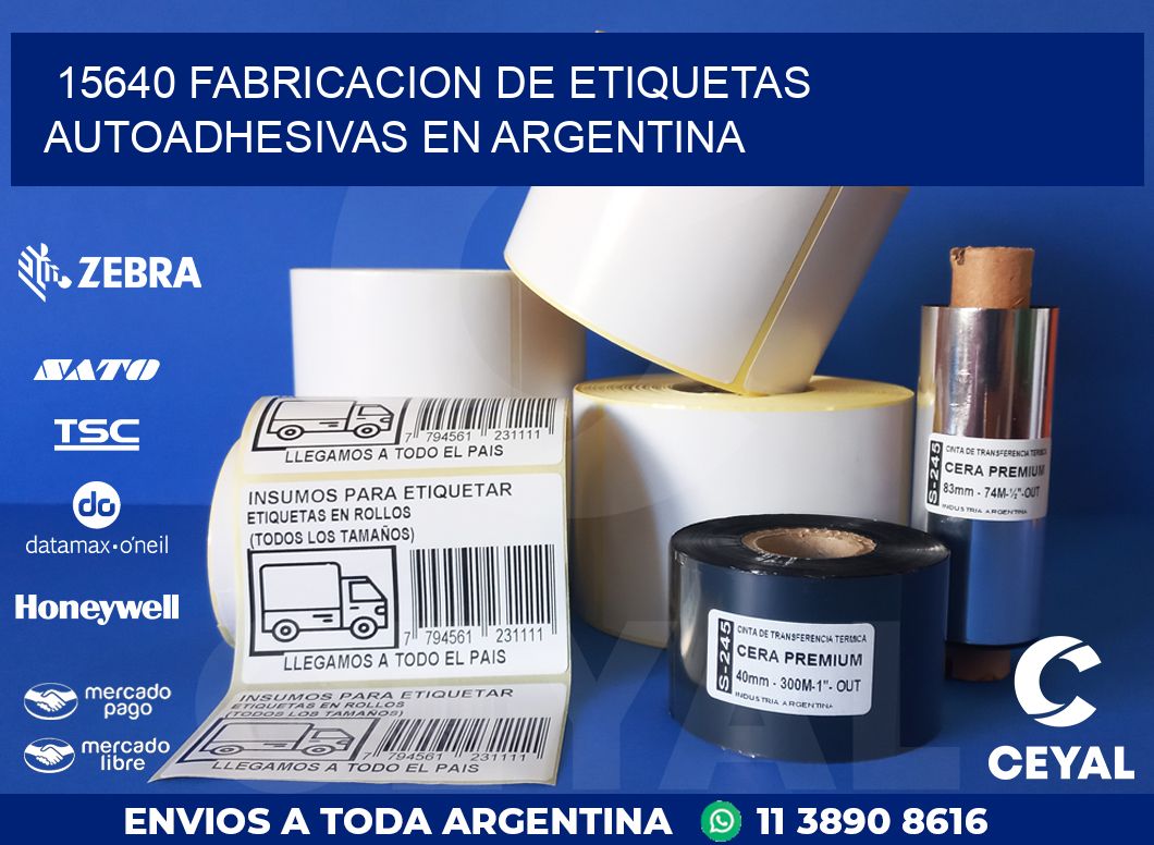 15640 FABRICACION DE ETIQUETAS AUTOADHESIVAS EN ARGENTINA