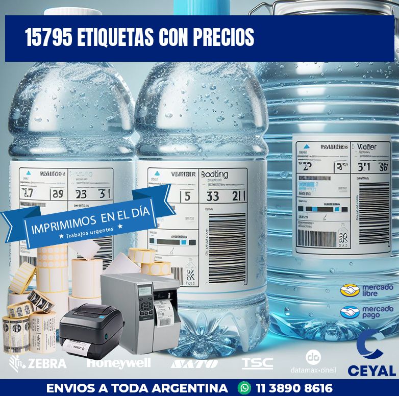 15795 ETIQUETAS CON PRECIOS