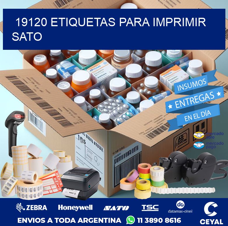 19120 ETIQUETAS PARA IMPRIMIR SATO