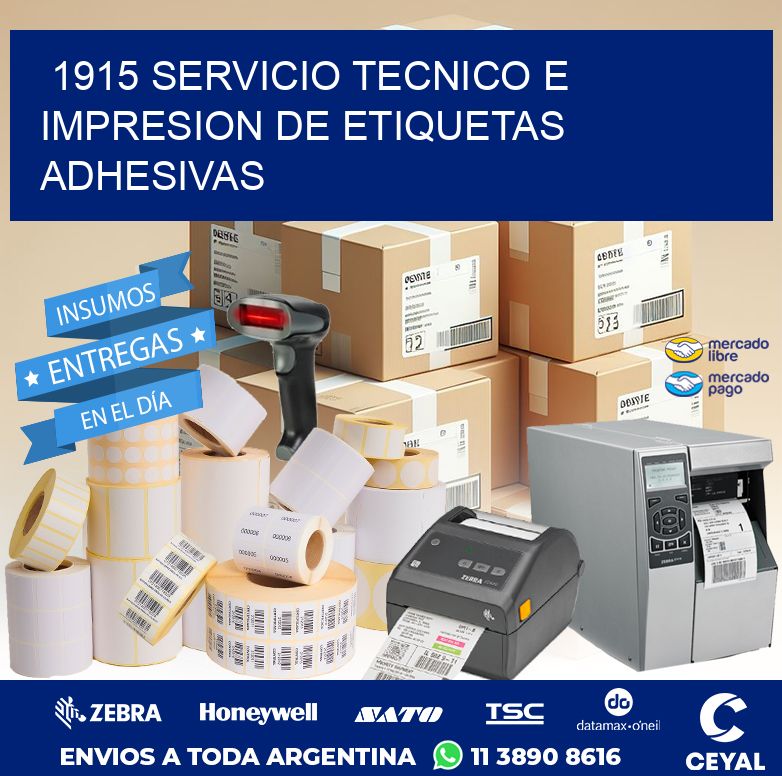 1915 SERVICIO TECNICO E IMPRESION DE ETIQUETAS ADHESIVAS