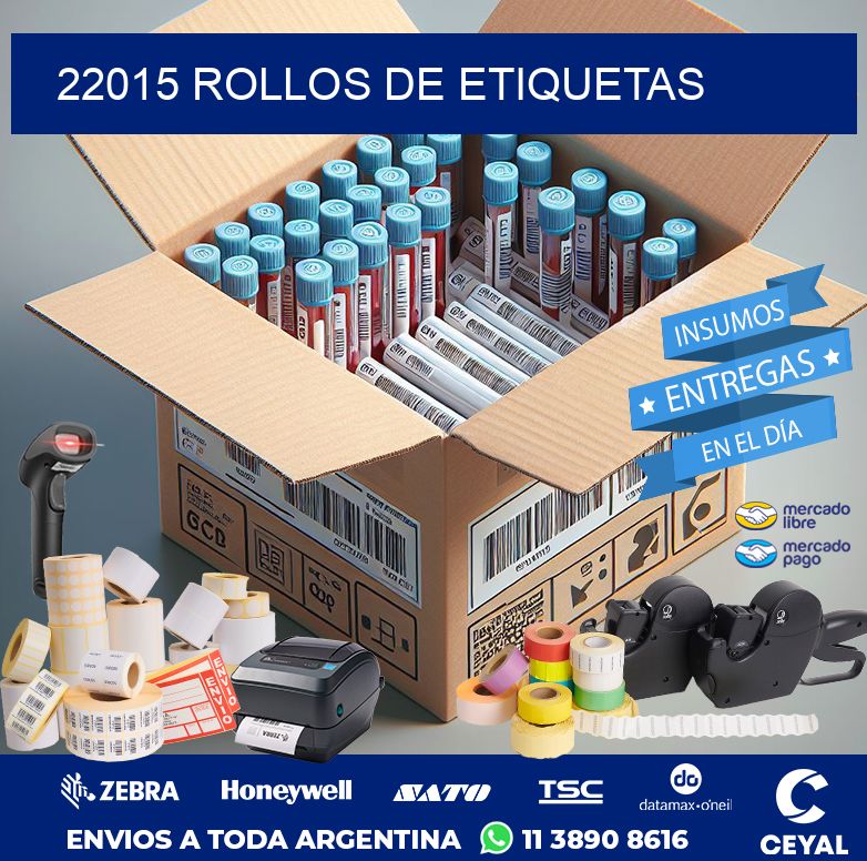 22015 ROLLOS DE ETIQUETAS