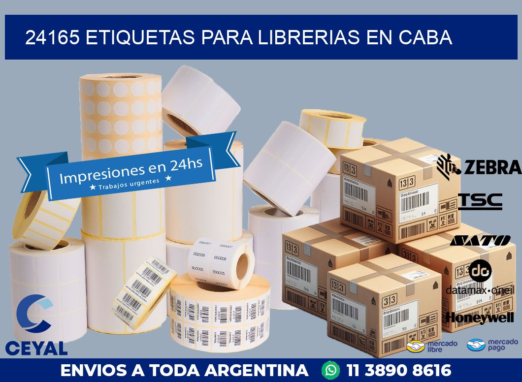 24165 ETIQUETAS PARA LIBRERIAS EN CABA