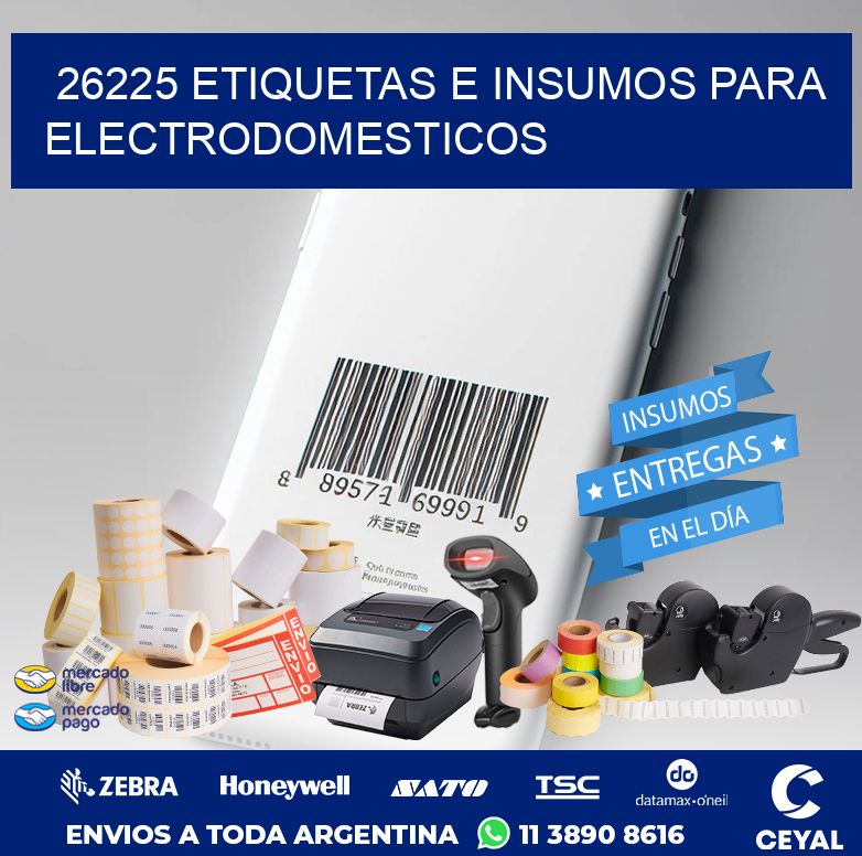 26225 ETIQUETAS E INSUMOS PARA ELECTRODOMESTICOS