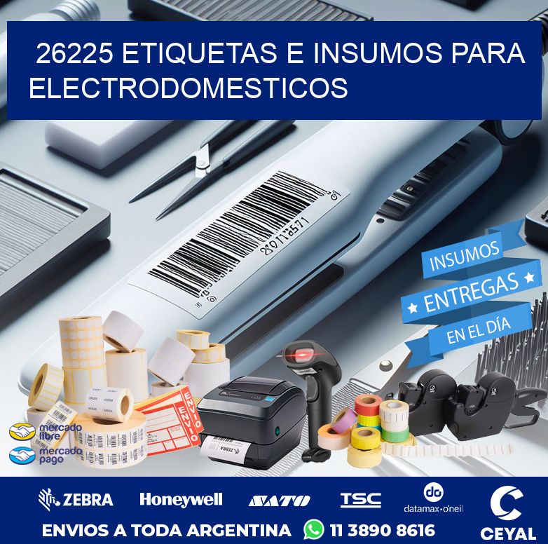 26225 ETIQUETAS E INSUMOS PARA ELECTRODOMESTICOS