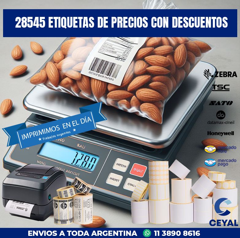 28545 ETIQUETAS DE PRECIOS CON DESCUENTOS