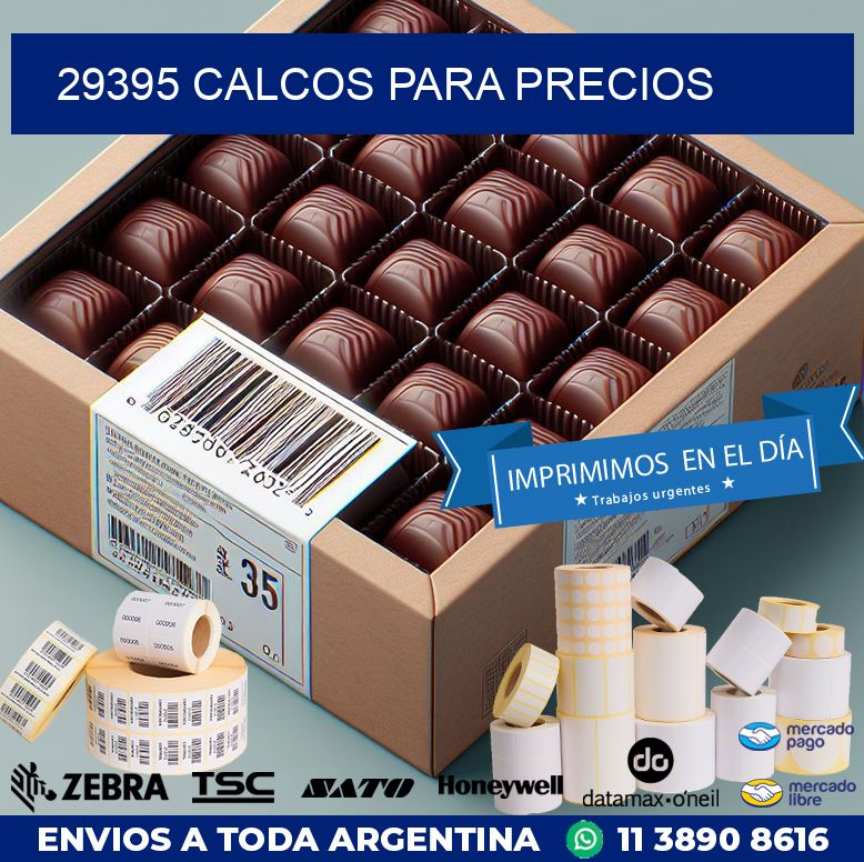 29395 CALCOS PARA PRECIOS